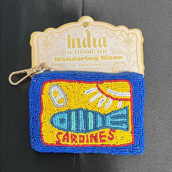 Wandering Moon | Beaded Sardine Wallet 🐟 - Picture 1 of 6
